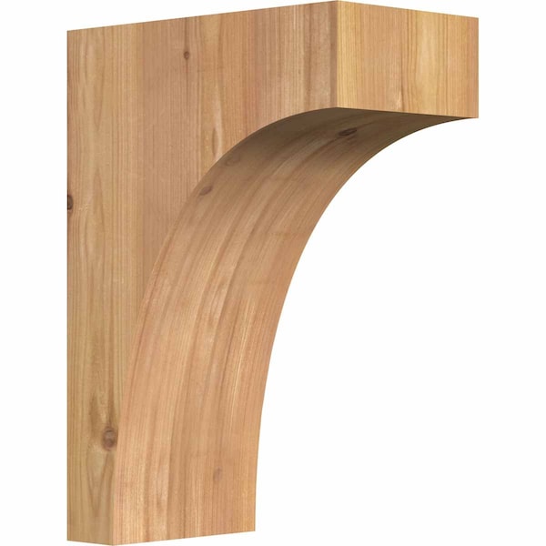 Ekena Millwork Huntington Smooth Corbel, Western Red Cedar, 5 1/2"W x 10"D x 14"H COR06X10X14HUN00SWR - main